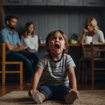 Leonardo_Kino_XL_child_having_tantrums_while_parents_are_sad_2